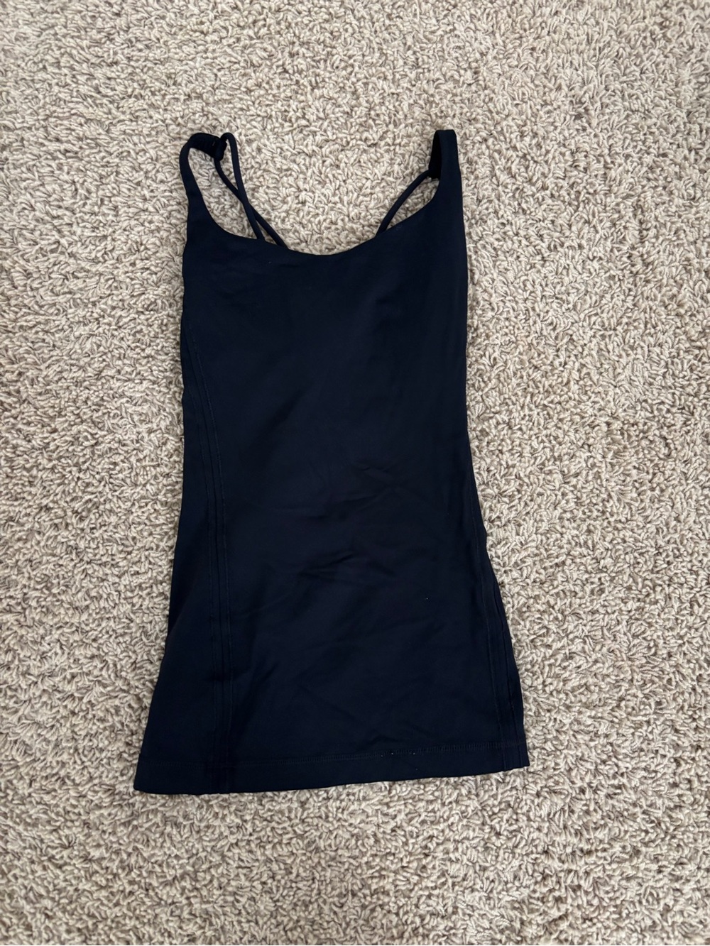 Lululemon Black Slim Fitted Tank Top